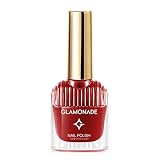 Glamonade Nail Polish - Cherry Red Nail Polish Non Toxic Nail Polish Glossy and Trendy for DIY Nail