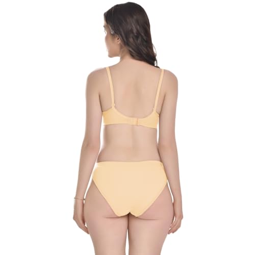 Image of SGC Sweden Women Mix Cotton Thongs Lingerie Set