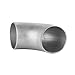 304 stainless steel welded elbow 90 ° right angle industrial grade pressed pickling seamless stamping elbow pipe fitting 1.3D(25-2.5)