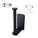 Self Adhesive Toilet Paper Holder Stand Wall Mount for Bathroom no Drilling Stainless Steel [Deluxe Version] Black