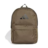adidas Unisex CLASSIC 3BARS BACKPACK, olive strata/black, One Size