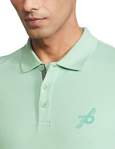 Image of Jockey Men Cotton Blend Solid Regular Fit Sport Polo T-Shirt