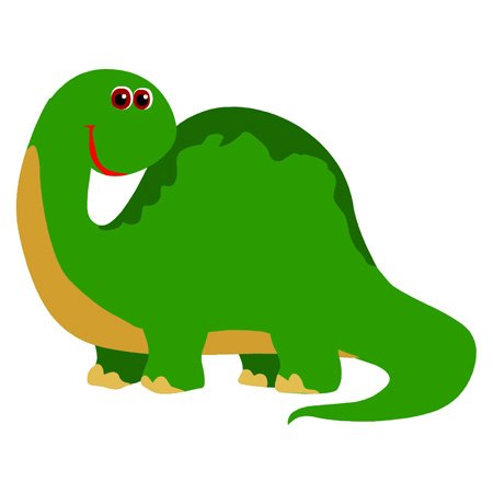 Interrupteur vert brontosaure unique cache prise dinosaure dessin animé