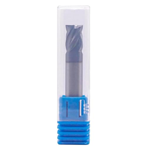 Image of 5Pcs 3 /8 inch 4 Flute Solid Carbide Square End Mill - Double End - AlTiN Coated | 35 Degree Helix, 3 /8 inch Cutting Diameter, 3 /8 inch Shank Diameter, 9 /16 inch Length of Cut, 2-1 /2 inch Overall Length