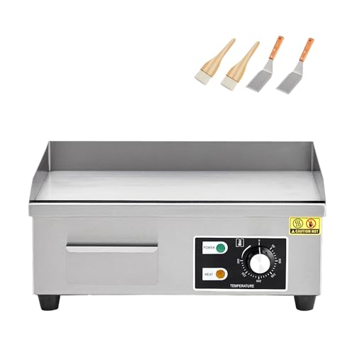Image of Garvee 18 In Commercial Electric Griddle, Flat Top Grill Countertop Griddle