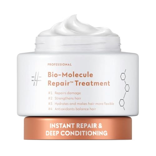 Image of FOUR REASONS Bio-Molecule Repair Hair Mask for Damaged Hair - Hydrating & Deep Conditioning Hair Mask & Bond Repair Treatment for Dry, Frizzy, or Color Treated Hair - Vegan & Sulfate-Free