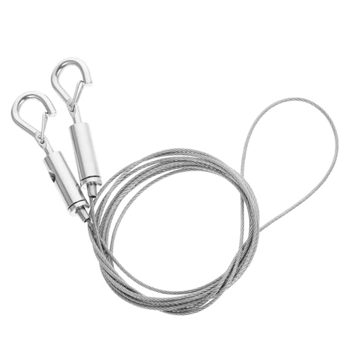 Homoyoyo Cable Inoxidable para Colgar Cuadros Resistente y Duradero Kit de Cuerdas para Colgar Fotos y de Fácil de Usar para Decoración del Hogar Elegante y Versátil