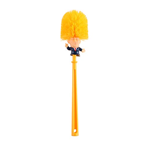 Funny Toilet Brush,Prank Toilet Brush Cleaner, Funny Toilet Scubber,Make Toilet Great Again, Commander in Crap (Hands up Toilet Brush#1)