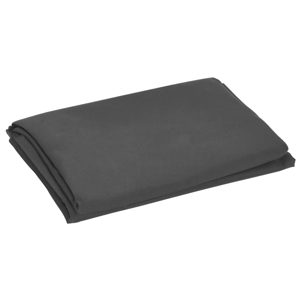 vidaXL Tela de Repuesto para Sombrilla Voladiza Dosel Lona Recambio Jardín Patio Terraza Balcón Parasol Refugio Impermeable Gris Antracita 300 cm