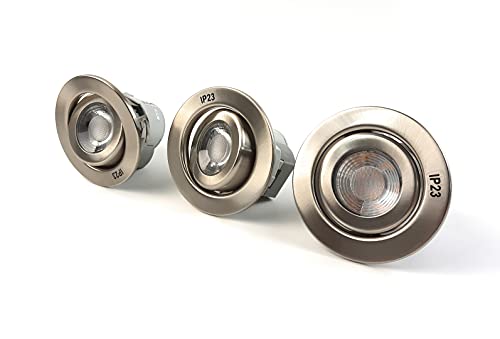 Lot de 3 spots à encastrer led ALPHA Jedi lighting