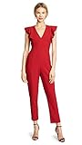 Black Halo Women's Deklyn Jumpsuit, Bonfire, 0