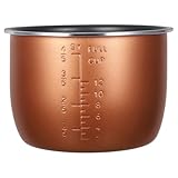 Construction robuste : fabriqué en alliage d’aluminium pour résister à une utilisation quotidienne, garantissant durabilité et fiabilité dans le temps. récipient de rechange pour cuiseur à riz. casserole de cuisson en alliage d’aluminium