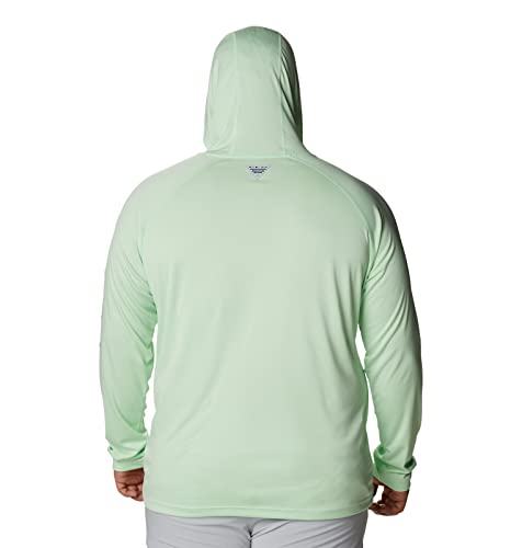 Columbia Men's Terminal Tackle Hoodie, Key West/Vivid Blue Logo, 2X Big #TOP7