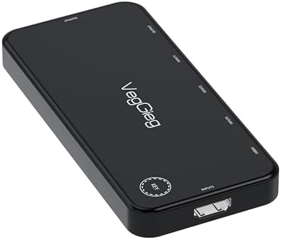 VegGieg 4K HDMI 2.0 Görüntü Seçici 5 Giriş 1 Çıkış Kumandalı Switch - Görsel 4