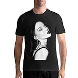 QANCOSI Doves Musics Cameron Shirt Men's T-Shirt Classic Short Sleeve Top Fashion Tee Medium Black