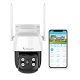 VSTARCAM Outdoor Waterproof PT Network Camera, 1080P Wired Cameras for Home Secuirty Camera with...