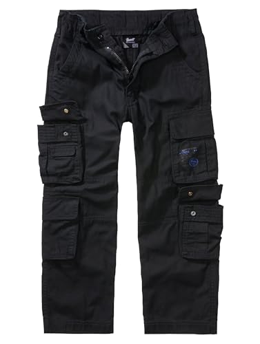 Brandit Kids Pure Vintage Pants, Farbe: Black, Größe: L 146