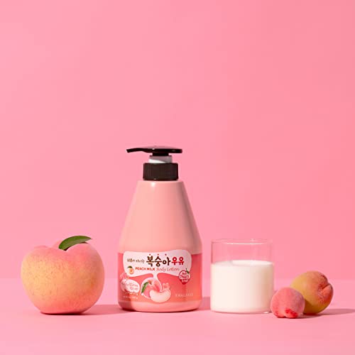 Welcos Kwailnara Milk Body Lotion 560 G / 19.75 Oz. (Peach Milk) #TOP4