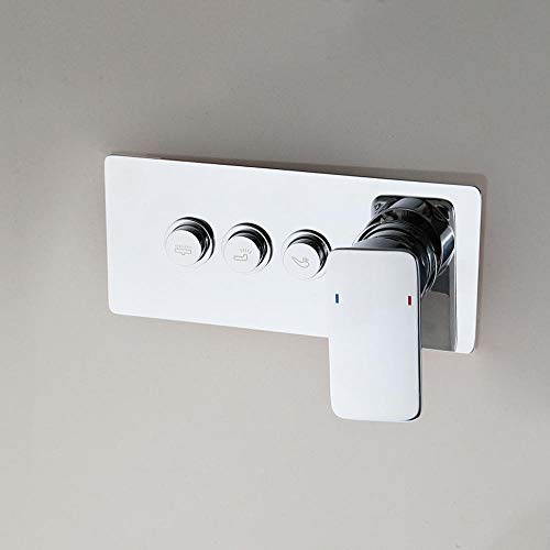 Mitigeur de douche à LED anti-brûlure avec robinets de baignoire précis - 7