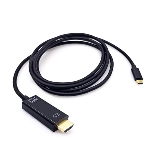 JZK 1.8M Cavo adattatore USB tipo C a HDMI 4K a 60 Hz per telefono/tablet/laptop a TV/monitor UHD cavo connettore thunderbolt per iPad/iPhone 16/15, per MacBook, per Samsung S25/S24