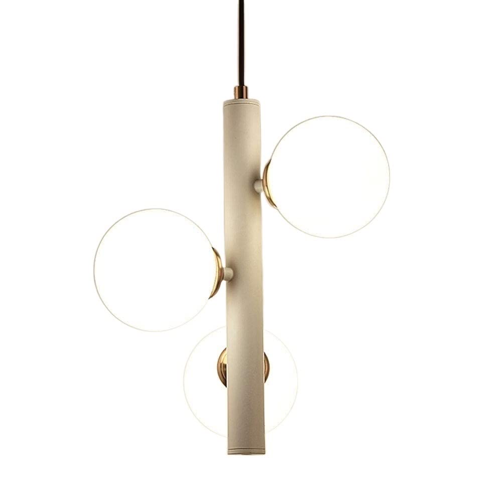 Chandelier moderne 3 lampes en verre rétro pour illuminer votre table de salle à manger