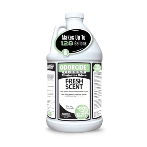 Odorcide Odor Eliminator Concentrate: Odor Eliminator for Strong Odor on Carpets, Hardwood & More - Smoke, Sweat & Pet Odor Eliminator for Home w/Non-Enzymatic Formula, 64 oz