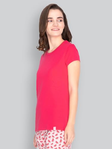 Image of Lyra Women's Cotton Regular Fit T-Shirt