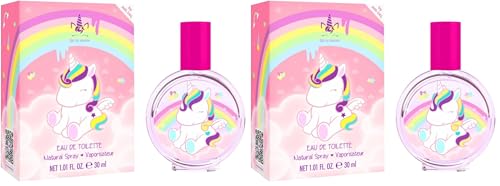 Eau My Unicorn Eau de Toilette - Perfume natural en aerosol, vegano y aprobado por FSC para niños, 30 ml (Paquete de 2)