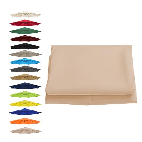Toile de rechange pour parasol déporté 6 baleines pour ombrager votre terrasse