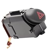 Warning Hazard Emergency Light Switch Button,Automatic Vacuum Hazard Switch Compatible with Jeep Liberty 2002-2007 Replace for 56010158AD 56010158AC