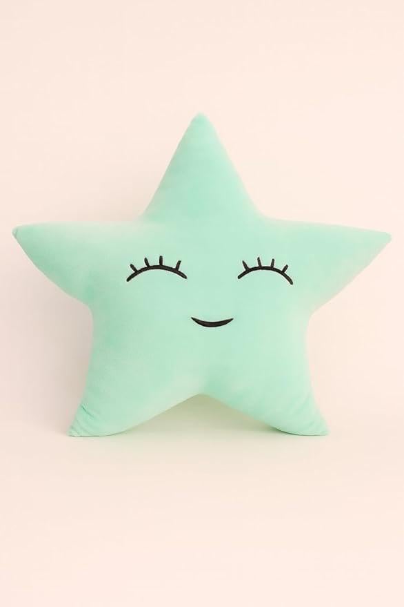 Image of 50cm Velvet Shaped Stuffed Cushion Toy | Soft Plush Decorative Pillow - Bedroom Decor Soft Toy Cushion for Kids Home & Gift (3 Pcs Cloud Moon Star)