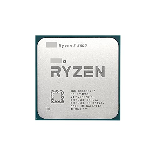 R 5 5600 R5 5600 3.5 GHz 6 RA 12 Xbh CPU vZbT 7NM 65W L3=32M 100-000000927 \Pbg AM4 NO FAN