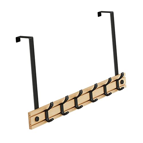 Perchero de aluminio resistente para colgar sobre la puerta, organizador de toallas, perchero para sala de estar, dormitorio, baño