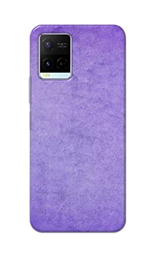 Image of Plain Purple Hard Back Case Cover for Vivo Y21 (2021) / Y33S Back Cover -(J5) VNS2226