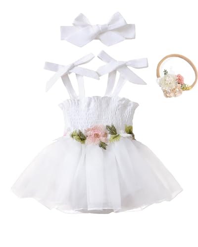 Save 73% on Renotemy Newborn Baby Girl Lace Romper Dress