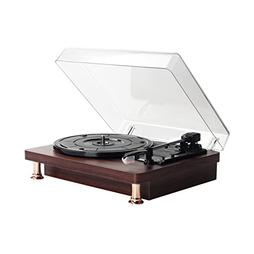 Tourne-Disque Vinyle Vinyle Phonographe Vintage Acajou Grain Phonographe Bluetooth Cadeau Ornements Décoratifs Haut-parleurs Classiques avec Haut-parleurs + Bluetooth (avec Couvercle) - Les Beatles, Paul McCartney, John Lennon, RIngo Starr, George Harrison Tourne-Disque Vinyle Vinyle Phonographe Vintage Acajou Grain Phonographe Bluetooth Cadeau Ornements Décoratifs Haut-parleurs Classiques avec Haut-parleurs + Bluetooth (avec Couvercle) – Image 6