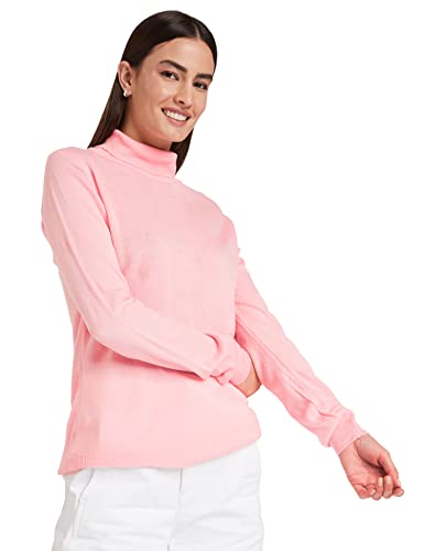 Image of Amazon Brand - Symbol Women's Acrylic Casual High Neck Pullover Sweater
