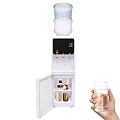 Top Loading Water Cooler Dispenser for 1 to 4 Gallon Bottles - Electric Hot and Cold Dispenser with 3 Temperatures and Child Safety Lock, Ideal for Tea Brewing, Office and Home