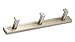 Richelieu Hardware 73023195 Contemporary Hook Rack in Brushed Nickel