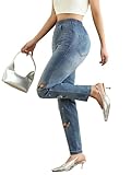 Confort et longévité : ce pantalon tendance pour femme adopte un tissu denim doux, respirant, doux pour la peau, ultra extensible et durable pour offrir une liberté flexible et relaxante tout au long de la journée.