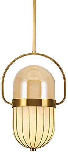 Suspension métallique H3TF5J luminaire en verre pour éclairage à 360 degrés