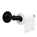 HOEMLIM Industrial Pipe Toilet Paper Holder Wall Mount Rustic Toilet Tissue Paper Holder DIY Heavy Duty Vintage Toilet Roll Holder for Bathroom Farmhouse Kitchen Bedroom(Black)