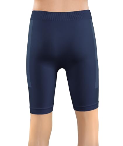 sesto senso Unterziehhose Kinder Jungen Radlerhose Radhose Kurz Unter Shorts Sport Eng 2XS/XS Dunkelblau Navy