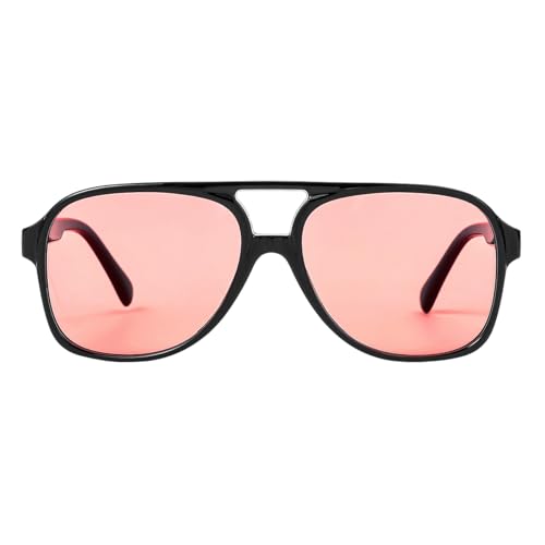 Image of Polarized Classic Vintage Aviator Sunglasses for Men Women Large Frame Retro 70s Sunglasses