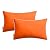 MIULEE Pack of 2 Outdoor Waterproof Pillow Covers Decorative Farmhouse Throw Pillow Covers Square Solid Color Couch Pillow Covers Fall for Patio Tent Bed Sofa Living Room 12x20 Inch Bright Orange