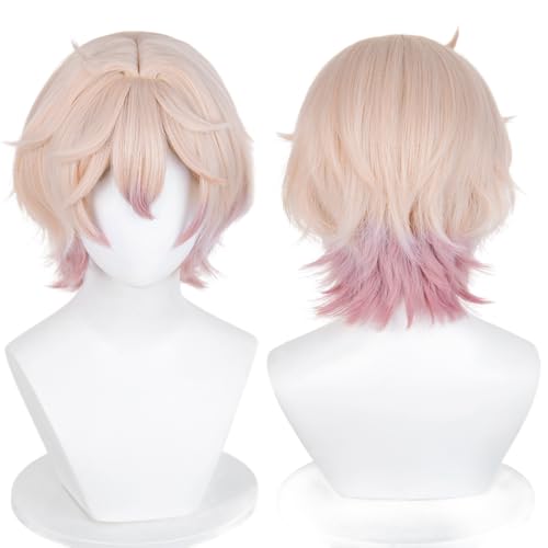 Perruque de cosplay Dahlia confortable pour dissimuler les cheveux longs
