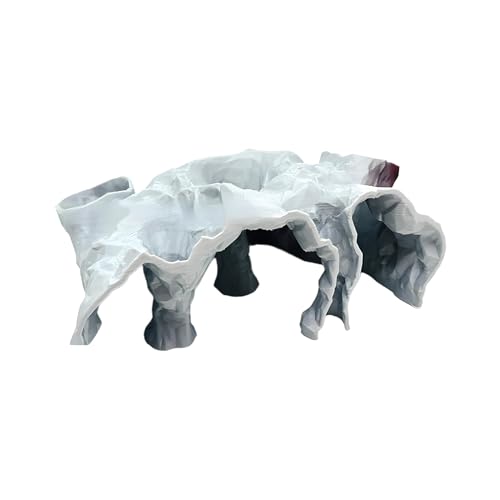 Grotte De L'aquarium - Cachette Décorative pour Aquarium - Offre Un Abri Sûr Contre Lumière Vive, Courants Et Attaques, Décoration De Tunnel Naturel pour...