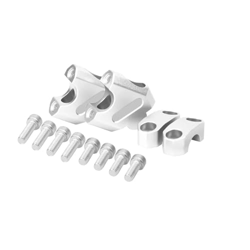 Rehausseur guidon 20 mm Kawasaki Z250 aluminium argent durable