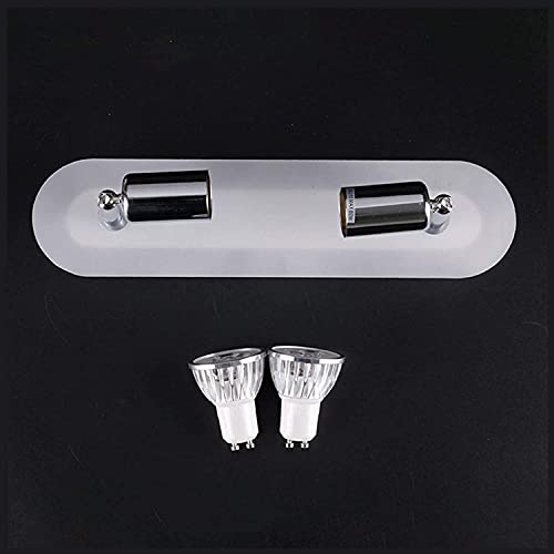 Lámpara de techo GU10 orientable de 2 vías con focos LED para cocina 4