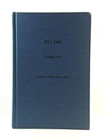 Psa: 1988 Proceedings of the Biennial Meeting of the Philosophy of Science Association (Philosophy of Science Association//P S a: Proceedings of the Biennial Meeting Vol 2) 091758628X Book Cover